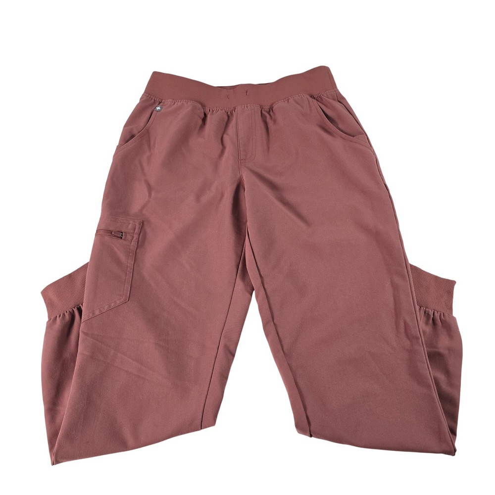 FIGS Zamora Jogger Scrub Pants Mauve Pink Clay FIONx Cargo 1000208 Womens